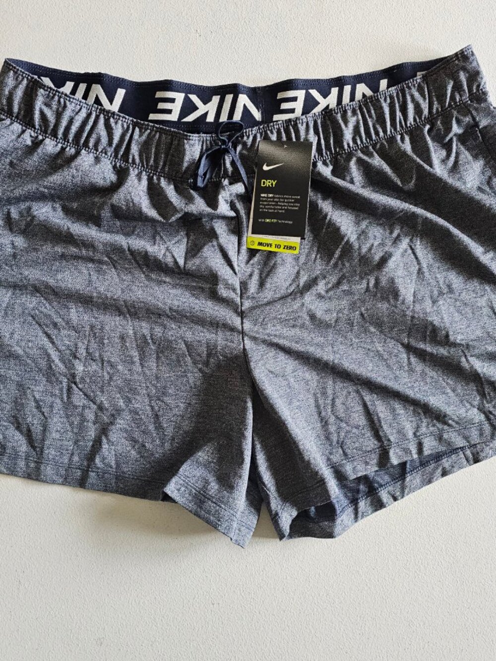 Nike Women's Dri-Fit Training Shorts | Size: 2XL | Blue w/Stretch Waist | NWT